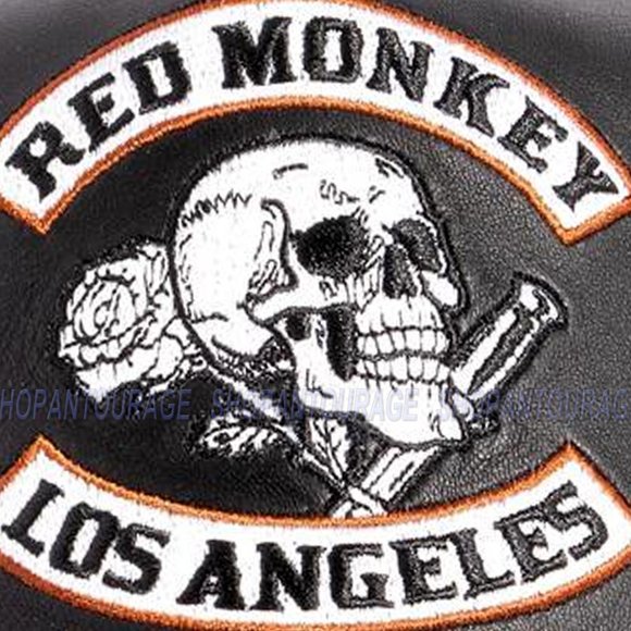 Red Monkey Riders Black RM1399 New Limited Edition Trucker Snapback Hat Cap - Picture 6 of 8